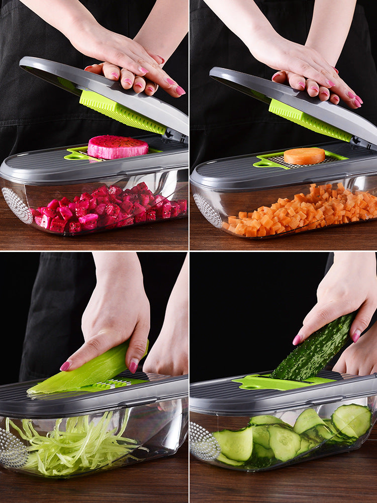 Vegetable Chopper Slicer Dicer Veggie Potato Kitchen Food Fruit Cutter Kit  - M - Bed Bath & Beyond - 35188995