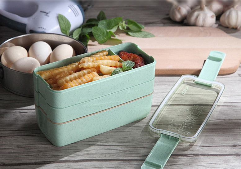 DYTTDG Holiday Gift Finder Portable 3 Layer Microwave Bento Lunch