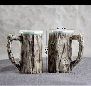 Tree Trunk-Like Mug