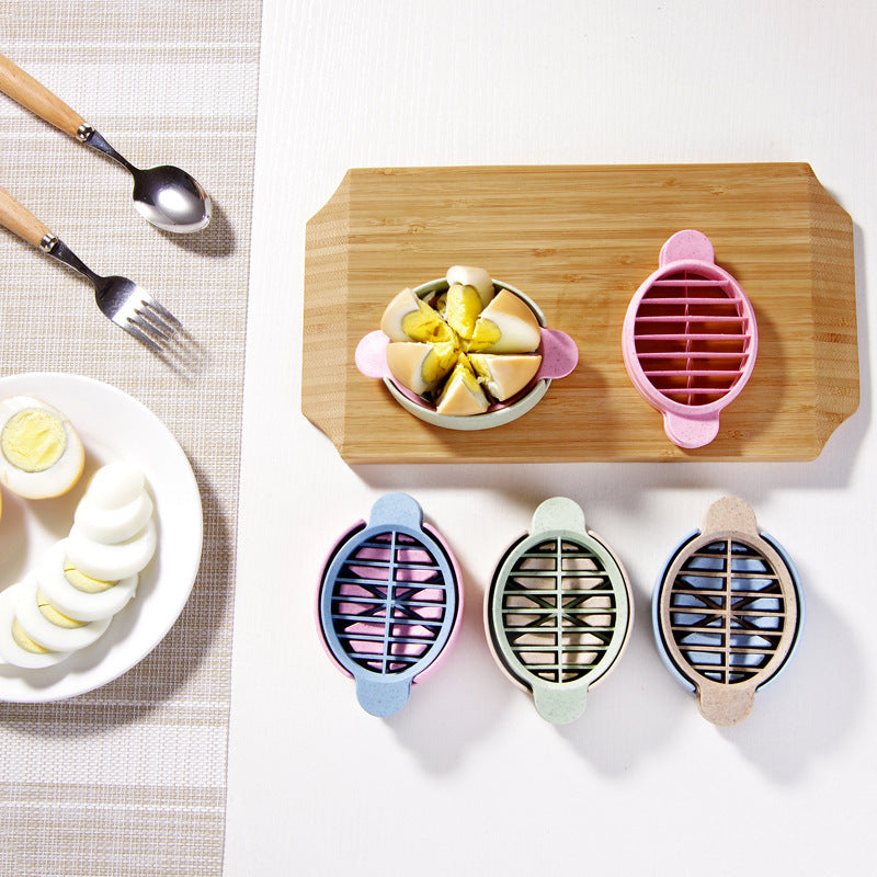 1pc 3 In 1 Egg Slicer, Multipurpose Egg Slicer For Hard Boiled Eggs, Sturdy  PP Body Egg Cutter Kitchen Tool Gadgets