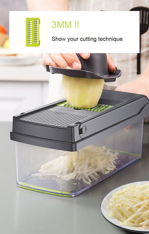 Multi-function Vegetable Cutter Slicer Hand Slicing Meat Mincer Potato  Cheese Kitchen Food Processor Cutter Slicer Tool