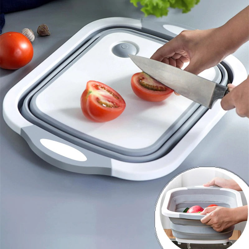 Multifunctional Collapsible Cutting Board
