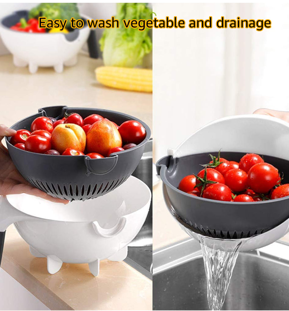 Kitchen Multipurpose Grater, Salad Maker Bowl, Kitchen Graters, Cheese  Grater With Stainless Stee Basin And Drain Basket, Vegetable Cutter For  Vegetables Fruits Cheese Chocolate, Kitchen Gadgets, Cheap Items - Temu