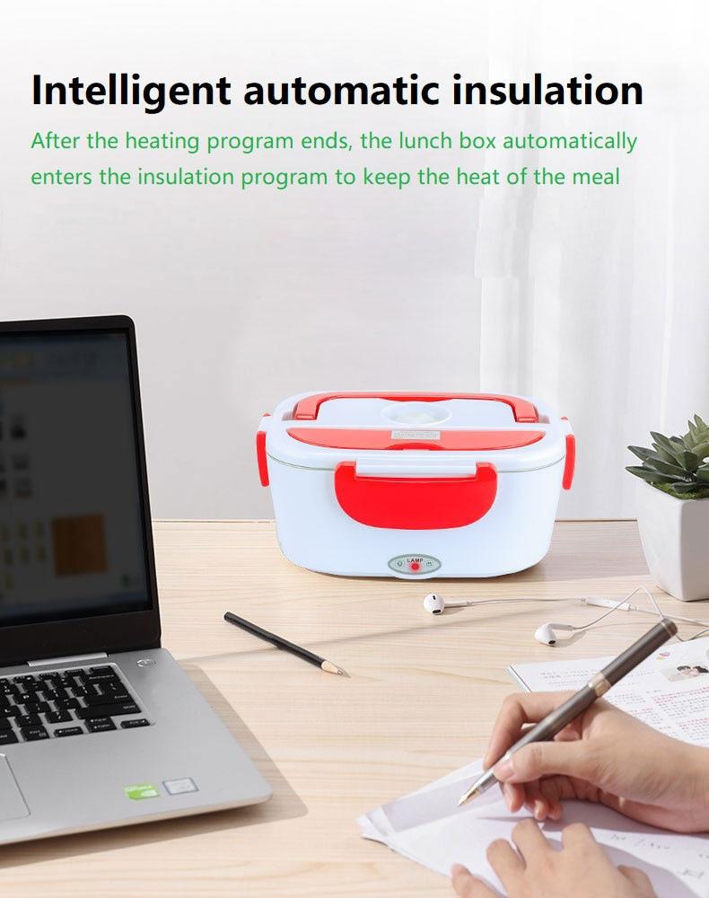 Electric Lunch Box Portable Food Warmer Heater for Car Truck Work Home  Office
