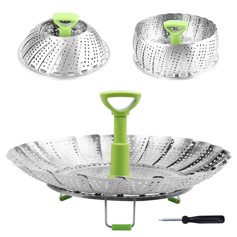 Zulay Kitchen Adjustable Vegetable Steamer Basket, 1 - Harris Teeter