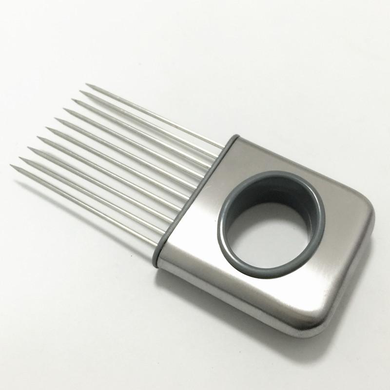 Onion Slicer Holder, All-in-one Onion Holder Stainless Steel Onion