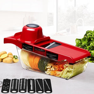 Multi-function Automatic Cleaning Cutting Tools Manual Mandoline Slicer Set  Vegetable Cutter