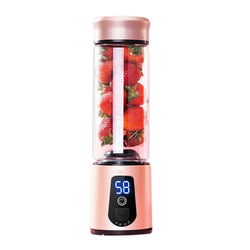 Portable Electric Juicer Blender USB Mini Fruit Mixers Home Juice Maker  Machine