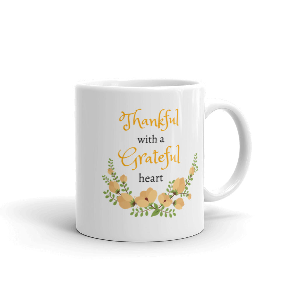 thankful ceramic mug
